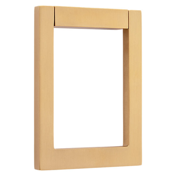 Baldwin Hardware Contemporary Square Aldaba de Puerta 0183 — Latón vintage