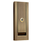Baldwin Hardware Modern Aldaba de Puerta con Mirilla 0185 — Acabado 050