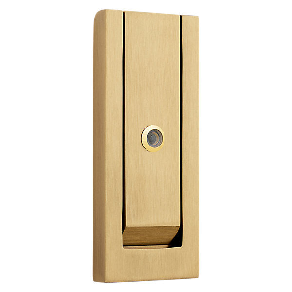 Baldwin Hardware Modern Aldaba de Puerta con Mirilla 0185 — Acabado 060