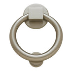 Baldwin Hardware Ring Aldaba de Puerta 0195 — Níquel satinado Lifetime
