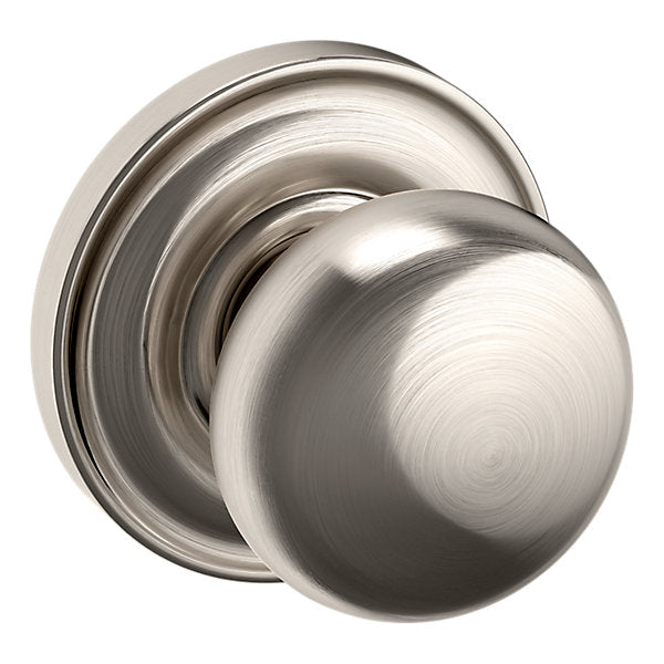 Baldwin Hardware Perilla 5000 con Roseta 5048 — Níquel satinado Lifetime — Paso