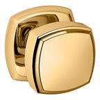 Baldwin Hardware Perilla 5011 con Roseta 5058 — Latón sin laca — Paso