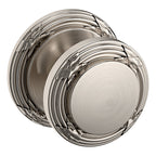 Baldwin Hardware Perilla 5013 con Roseta 5021 — Níquel satinado Lifetime — Paso