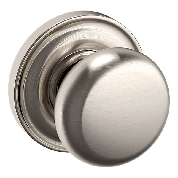 Baldwin Hardware Perilla 5015 Classic con Roseta 5048 — Níquel satinado Lifetime — Paso