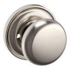 Baldwin Hardware Perilla 5015 Classic con Roseta 5048 — Níquel satinado Lifetime — Privacidad