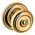 Baldwin Hardware Perilla 5020 Colonial con Roseta 5048 — Latón sin laca — Paso