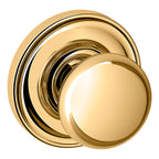 Baldwin Hardware Perilla 5030 con Roseta 5048 — Latón sin laca — Dummy completo