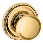 Baldwin Hardware Perilla 5030 con Roseta 5048 — Latón sin laca — Privacidad