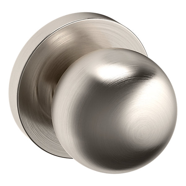 Baldwin Hardware Perilla 5041 con Roseta 5046 — Níquel satinado Lifetime — Paso