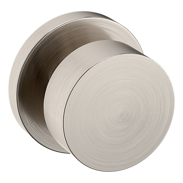 Baldwin Hardware Perilla 5055 con Roseta 5046 — Níquel satinado Lifetime — Dummy completo