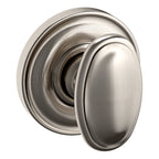 Baldwin Hardware Perilla 5057 con Roseta 5048 — Níquel satinado Lifetime — Paso