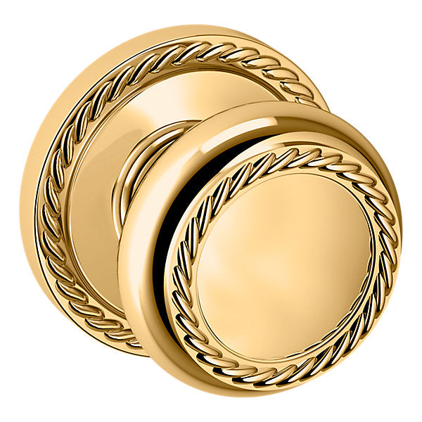 Baldwin Hardware Perilla 5064 con Roseta 5004 — Latón sin laca — Dummy completo