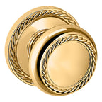Baldwin Hardware Perilla 5064 con Roseta 5004 — Latón sin laca — Paso