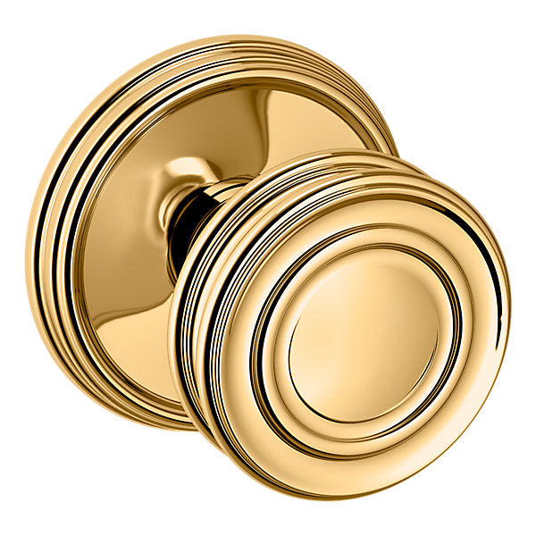 Baldwin Hardware Perilla 5066 con Roseta 5078 — Latón sin laca — Dummy completo