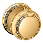 Baldwin Hardware Perilla 5068 con Roseta 5070 — Latón sin laca — Paso