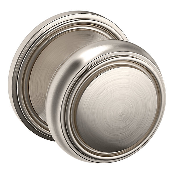 Baldwin Hardware Perilla 5068 con Roseta 5070 — Níquel satinado Lifetime — Paso