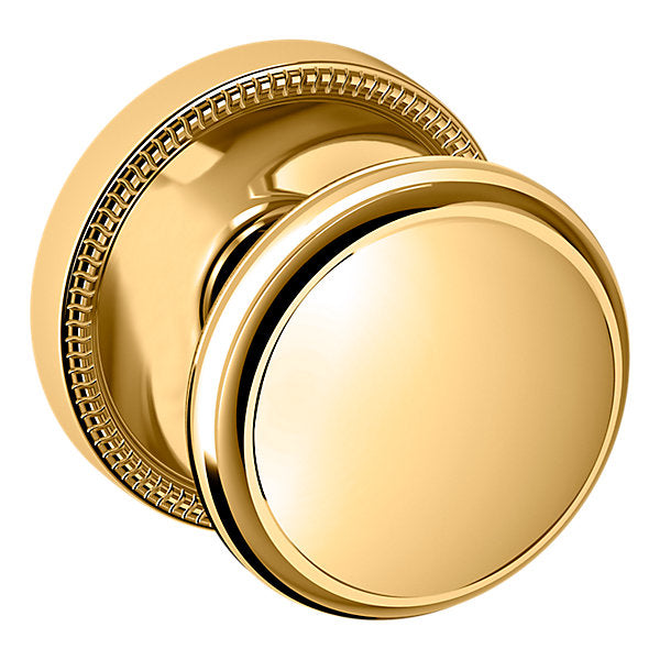 Baldwin Hardware Perilla 5069 con Roseta 5076 — Latón sin laca — Dummy completo