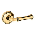 Baldwin Hardware Manija 5118 con Roseta 5076 — Latón sin laca — Dummy completo