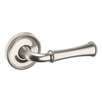 Baldwin Hardware Manija 5118 con Roseta 5076 — Níquel satinado Lifetime — Paso
