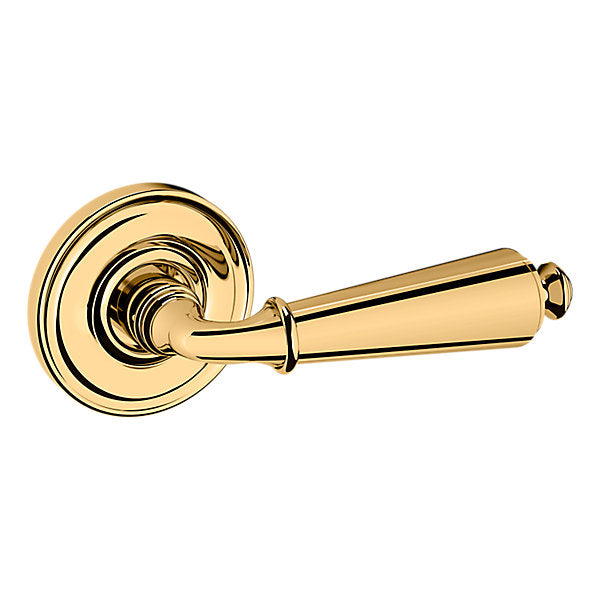 Baldwin Hardware Manija 5125 con Roseta 5048 — Latón sin laca — Dummy completo