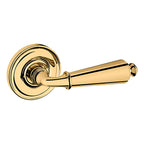 Baldwin Hardware Manija 5125 con Roseta 5048 — Latón sin laca — Privacidad