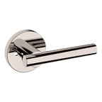 Baldwin Hardware Manija 5137 con Roseta 5046 — Níquel pulido Lifetime — Privacidad