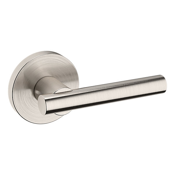 Baldwin Hardware Manija 5137 con Roseta 5046 — Níquel satinado Lifetime — Paso