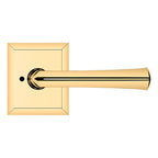Baldwin Hardware Manija 5141 con Roseta R033 — Latón pulido Lifetime (PVD) — Privacidad