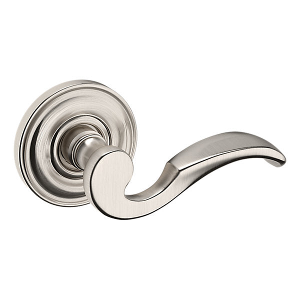 Baldwin Hardware Manija 5152 con Roseta 5017 — Níquel satinado Lifetime — Paso