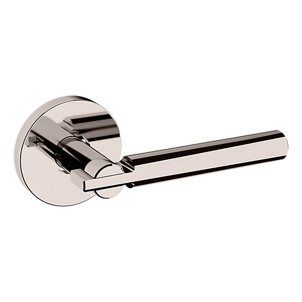 Baldwin Hardware Manija 5161 con Roseta 5046 — Níquel pulido Lifetime — Paso