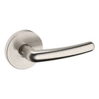 Baldwin Hardware Manija 5165 con Roseta 5046 — Níquel satinado Lifetime — Dummy completo