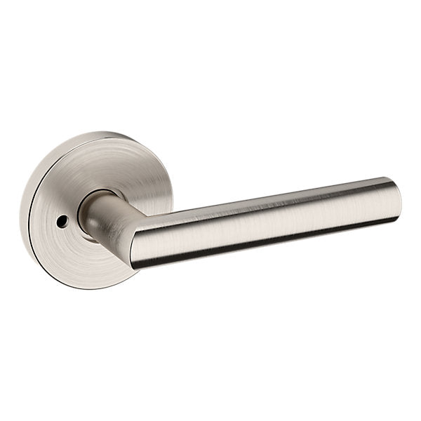 Baldwin Hardware Manija 5173 con Roseta 5046 — Níquel satinado Lifetime — Privacidad