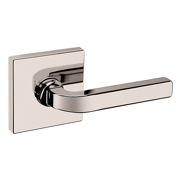 Baldwin Hardware Manija 5190 con Roseta R017 — Níquel pulido Lifetime — Dummy completo