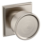Baldwin Hardware Perilla K008 Hollywood Hills con Roseta R050 — Níquel satinado Lifetime — Paso