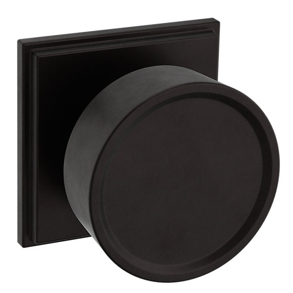 Baldwin Hardware Perilla K009 Hollywood Hills con Roseta R050 — Bronce aceitado — Privacidad