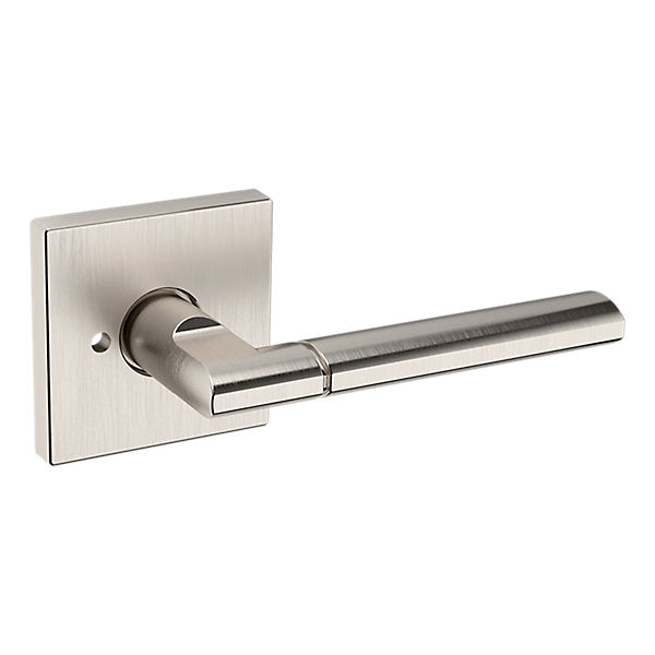 Baldwin Hardware Manija L021 con Roseta R017 — Níquel satinado Lifetime — Privacidad
