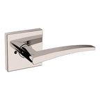 Baldwin Hardware Manija L022 con Roseta R017 — Níquel pulido Lifetime — Privacidad
