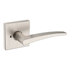 Baldwin Hardware Manija L022 con Roseta R017 — Níquel satinado Lifetime — Privacidad