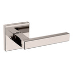 Baldwin Hardware Manija L023 con Roseta R017 — Níquel pulido Lifetime — Privacidad