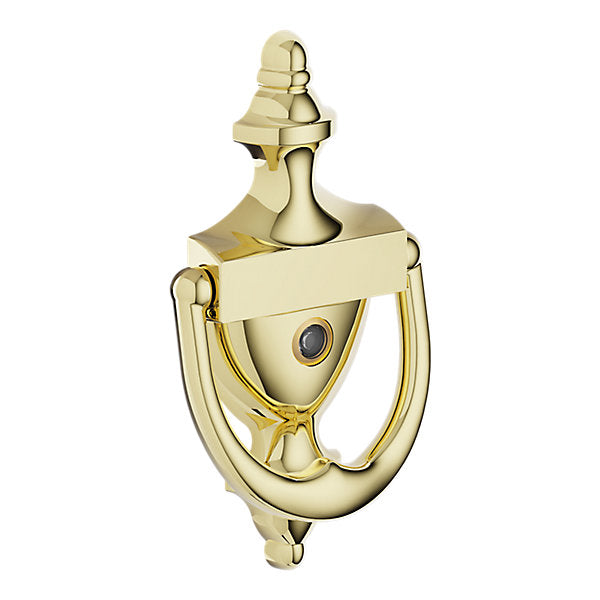 Baldwin Hardware Aldaba con Mirilla 0103 — Latón sin laca