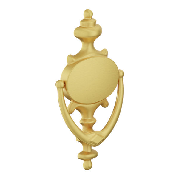 Baldwin Hardware Imperial Aldaba de Puerta 0116 — Latón satinado Lifetime