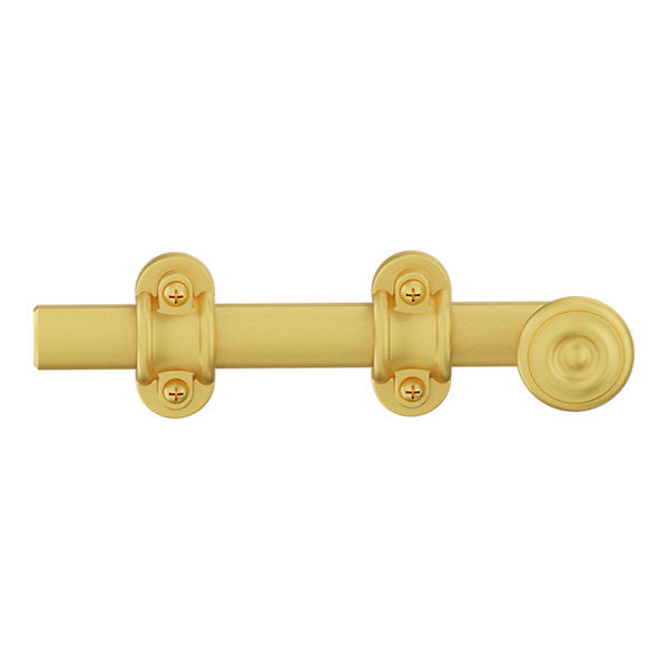 Baldwin Hardware Pasador de Superficie 6 0379 — Latón satinado Lifetime