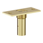 Baldwin Hardware Cerradero Antipolvo 0622 — Latón pulido Lifetime (PVD)