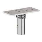 Baldwin Hardware Cerradero Antipolvo 0622 — Cromo pulido