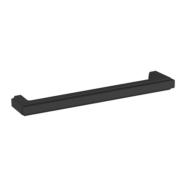 Baldwin Hardware Raised 8" Jaladera de Gabinete 4344 — Negro satinado