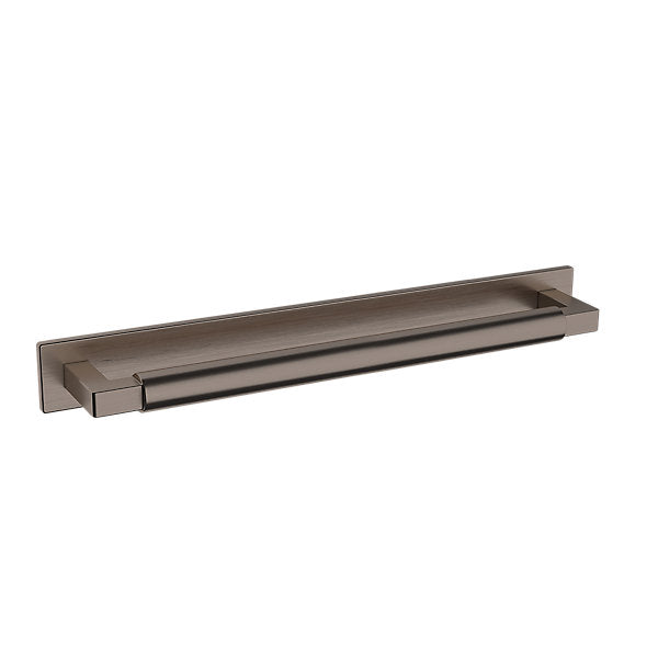 Baldwin Hardware Contemporary Back Plate 10" 4461 — Níquel grafito Lifetime