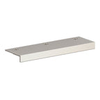 Baldwin Hardware Edge Jaladera 4" Cabinet Flush 4648 — Níquel satinado