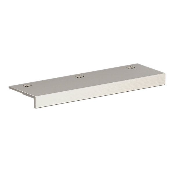Baldwin Hardware Edge Jaladera 4" Cabinet Flush 4648 — Níquel satinado