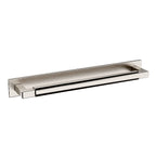 Baldwin Hardware Contemporary 8" Back Plate 4680 — Níquel satinado