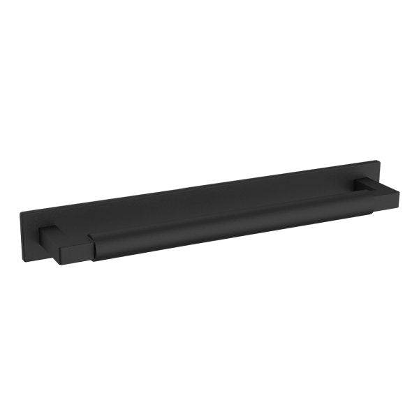 Baldwin Hardware Contemporary 8" Back Plate 4680 — Negro satinado